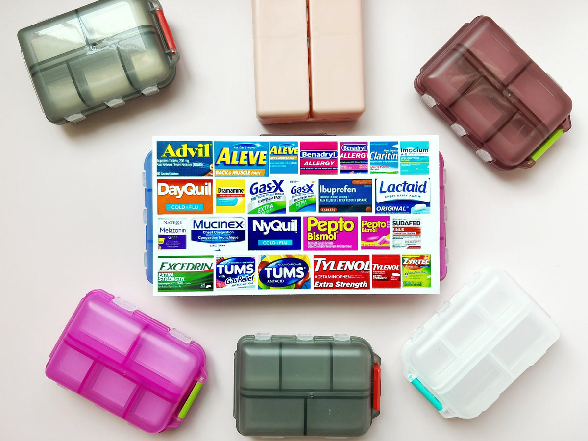 Adult Pocket Pharmacy Labels