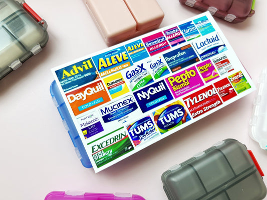 Adult Pocket Pharmacy Labels