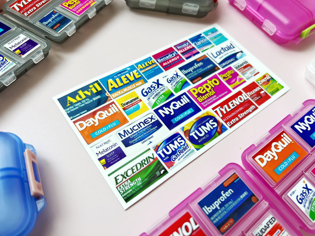 Adult Pocket Pharmacy Labels