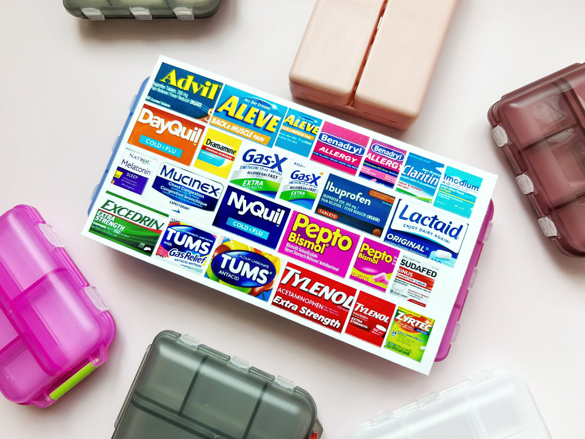 Adult Pocket Pharmacy Labels