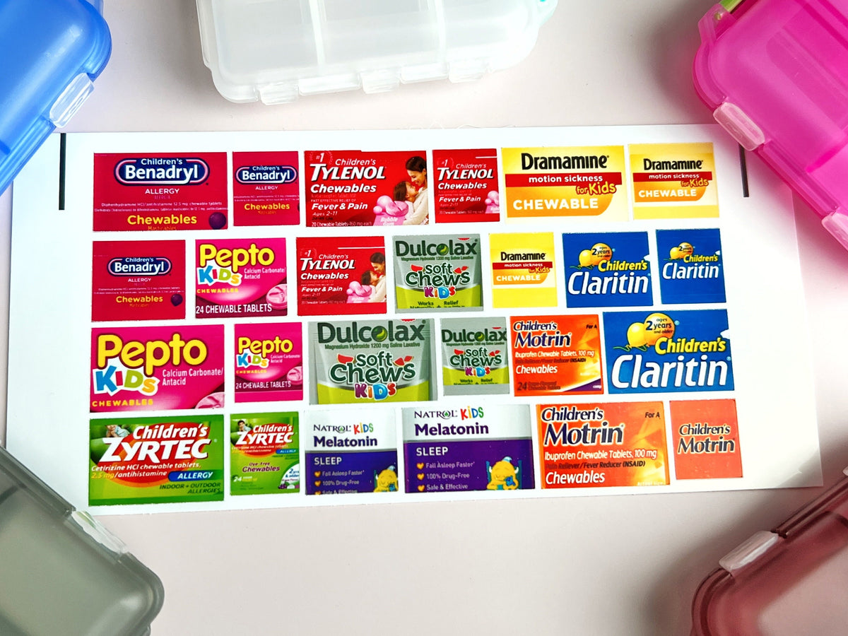 Children Medicine Labels