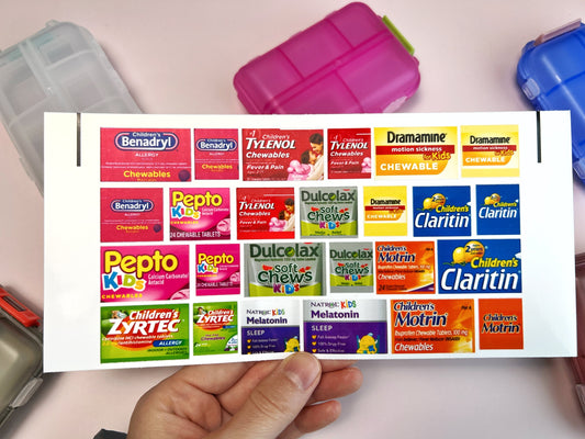 Children Medicine Labels