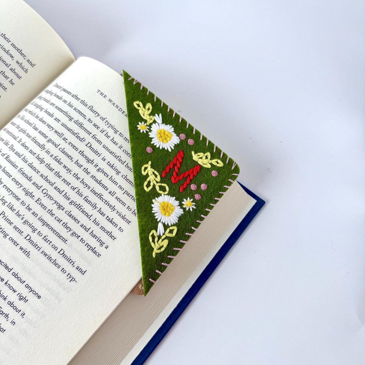 Letter Embroidered Bookmark