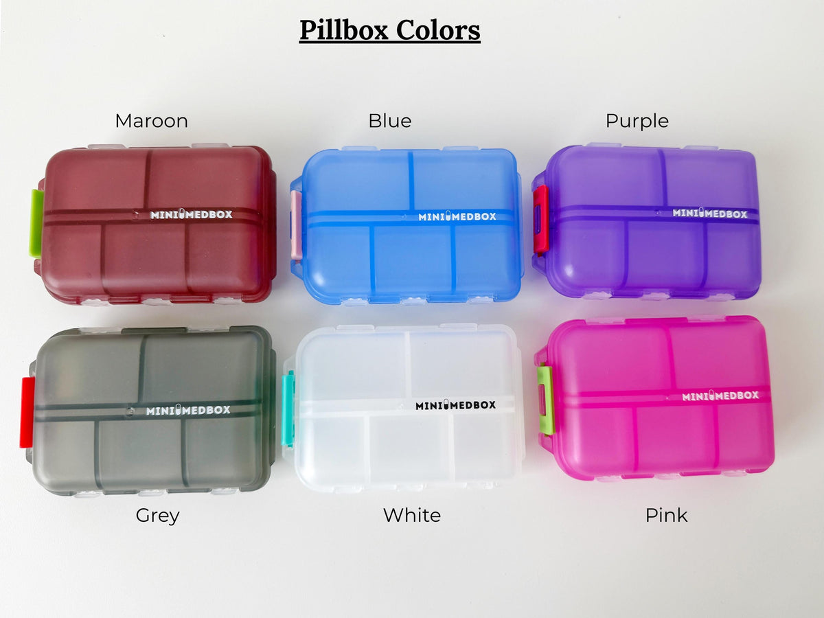 10-Slot Custom Labeled Pillbox